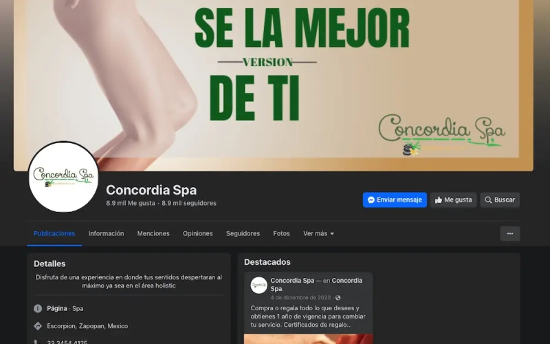 facebook concordia spa guadalajara zapopan