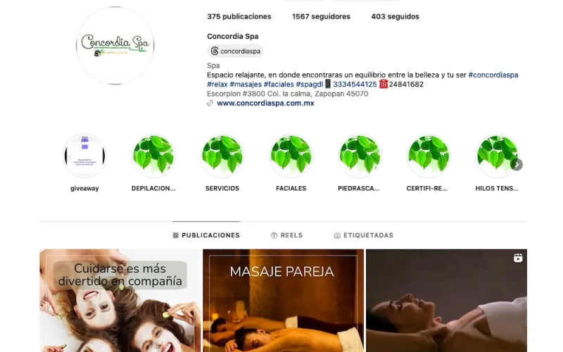 instagram concordia spa guadalajara zapopan